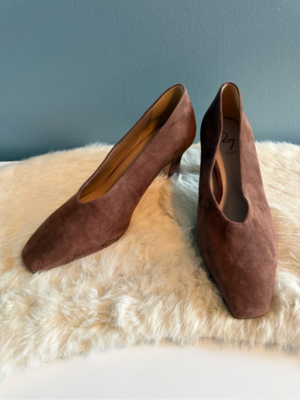 27 Edit Naturalizer Sedona Cocoa Suede Leather Pump